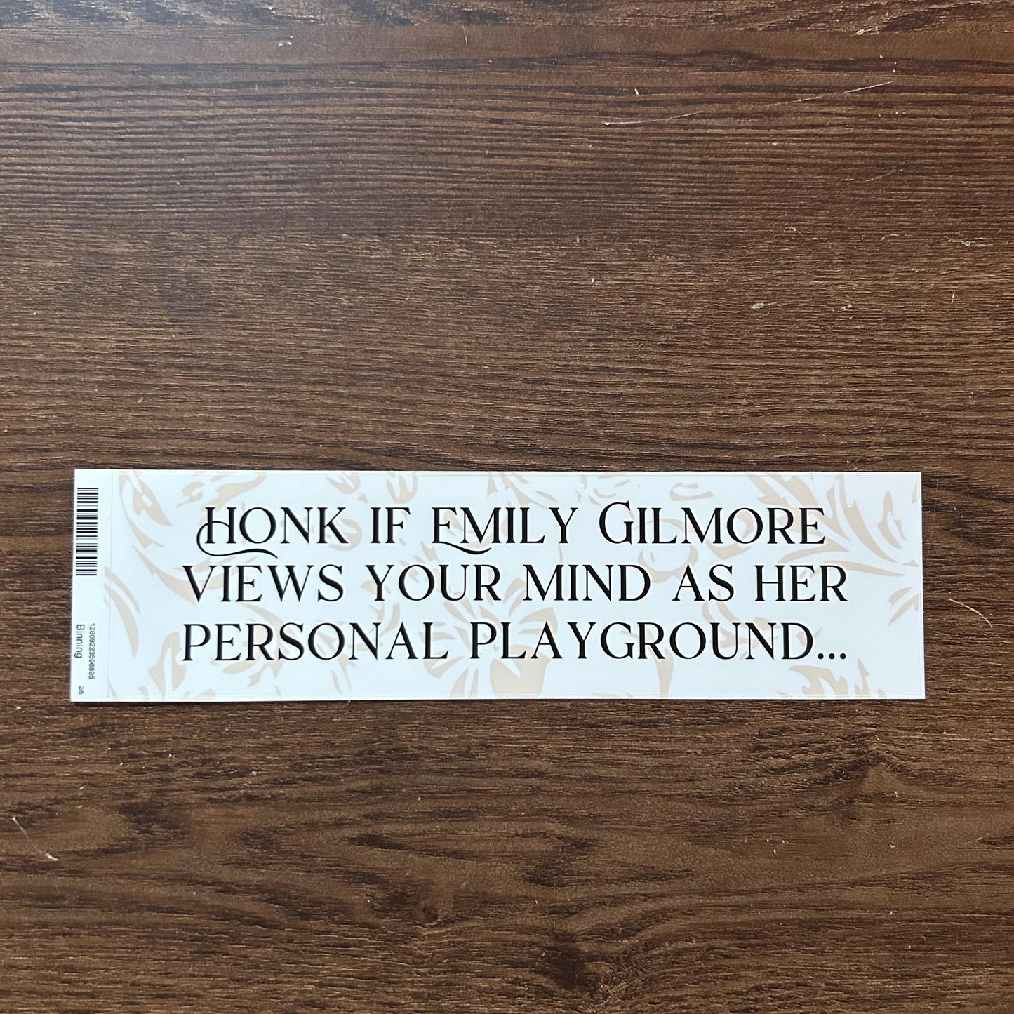 Emily Personal Playground Bumper Sticker