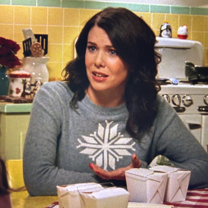 Snowflake Knitted Sweater