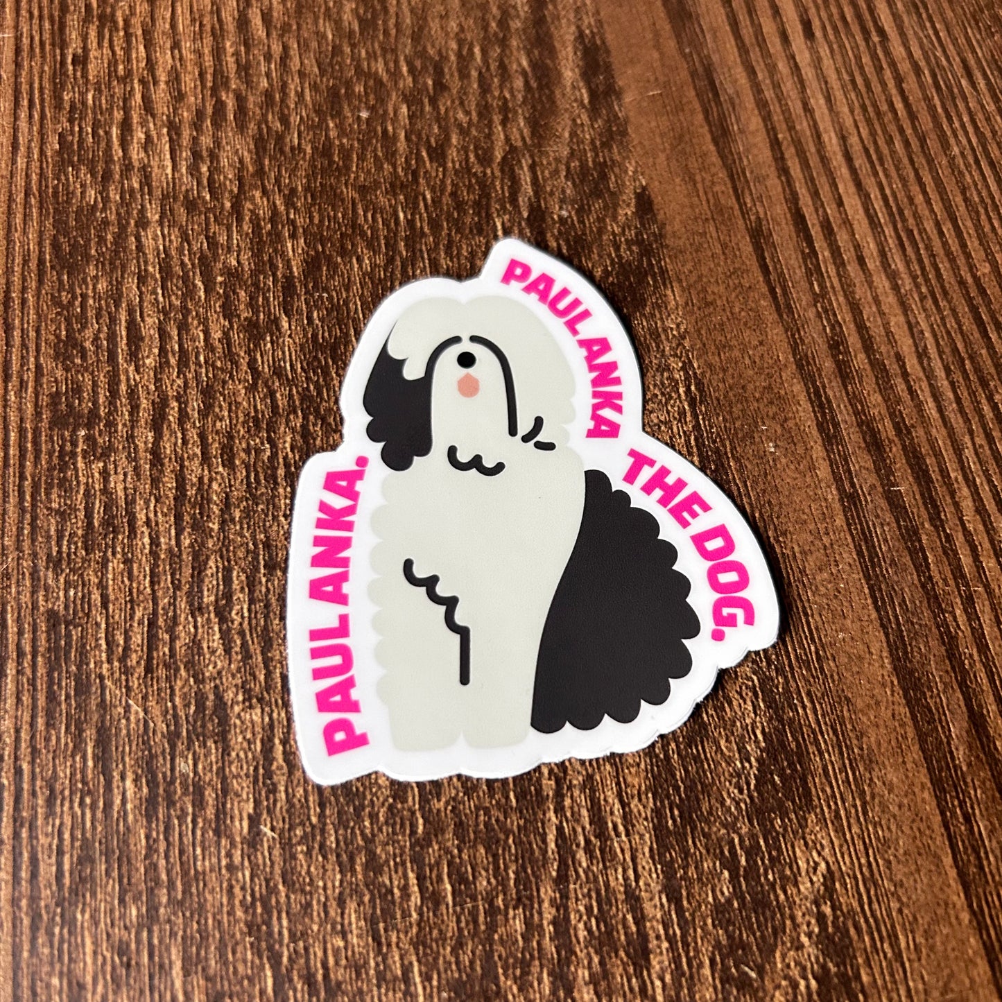 Paul Anka the Dog Sticker