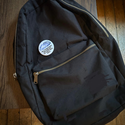 No, It's National Baptism Day Metal Pin Button 2.25"