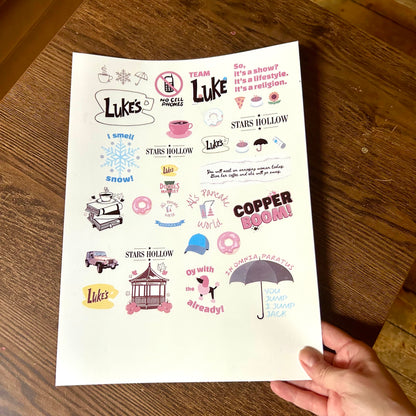 Temporary Tattoo Page 8.5 X 11"