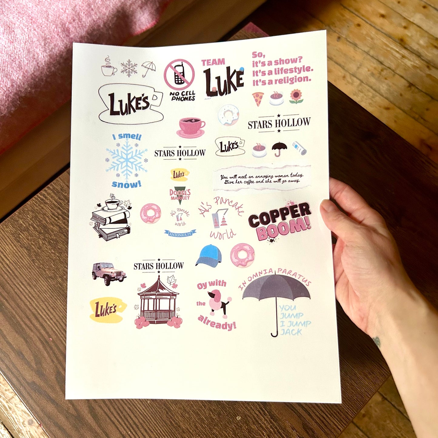 Temporary Tattoo Page 8.5 X 11"