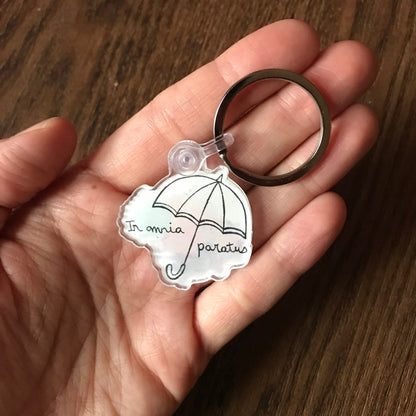 In Omnia Paratus Keychain 1.5"