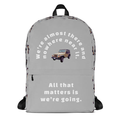 The Road Trip to Harvard Backpack