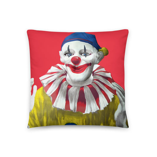 Scary Clown Living Room Pillow
