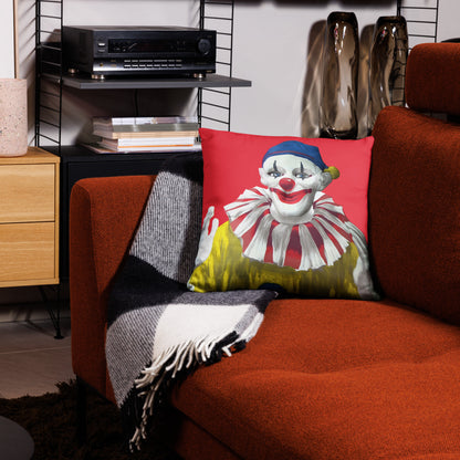 Scary Clown Living Room Pillow