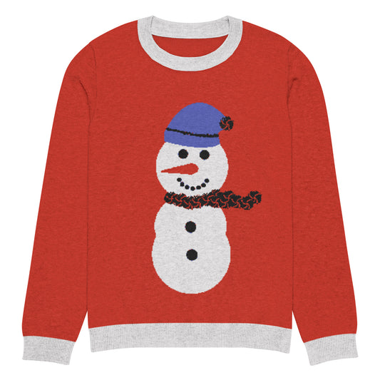 Snowman Knitted Sweater