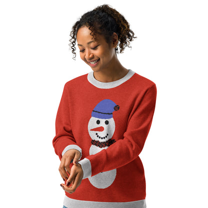 Snowman Knitted Sweater