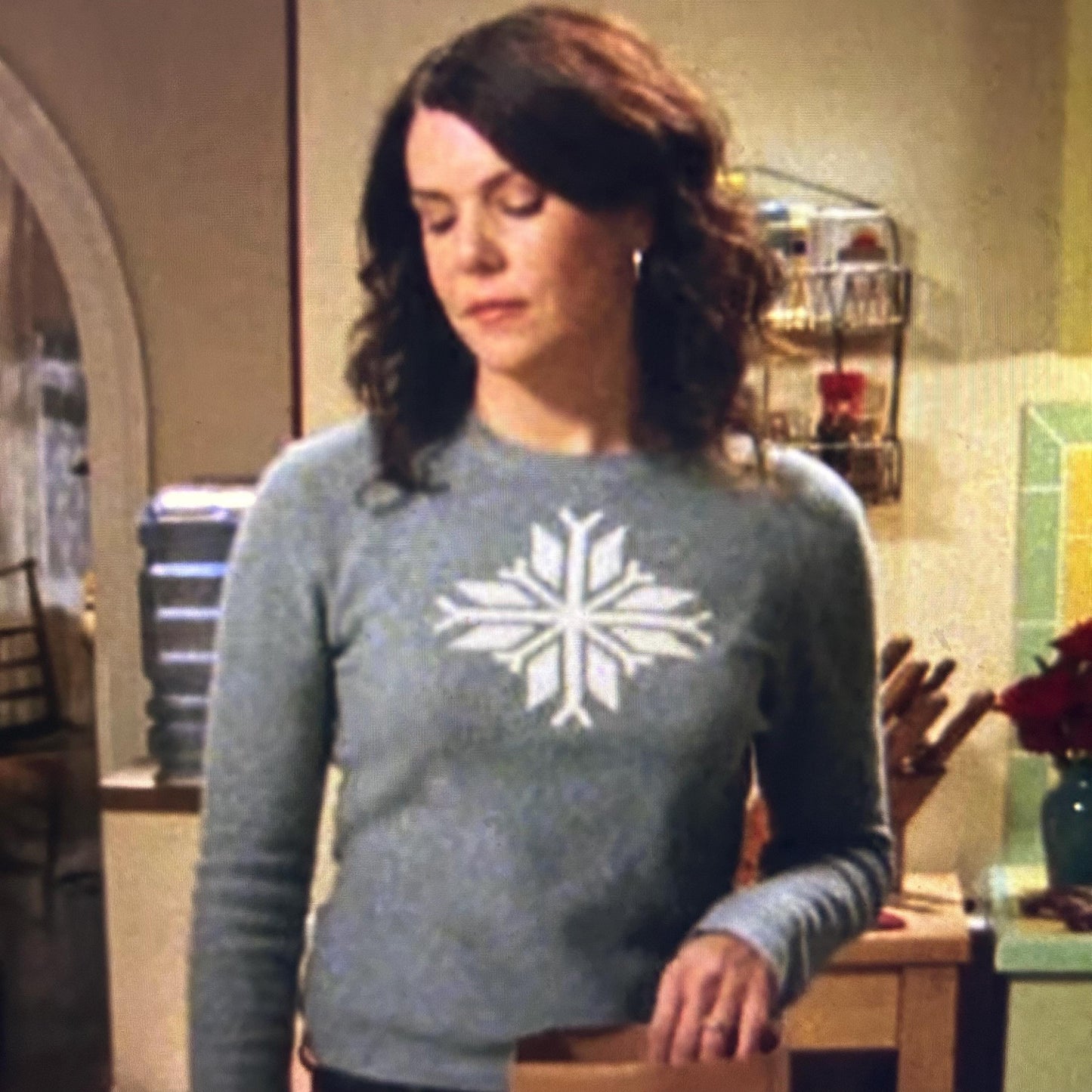 Snowflake Knitted Sweater