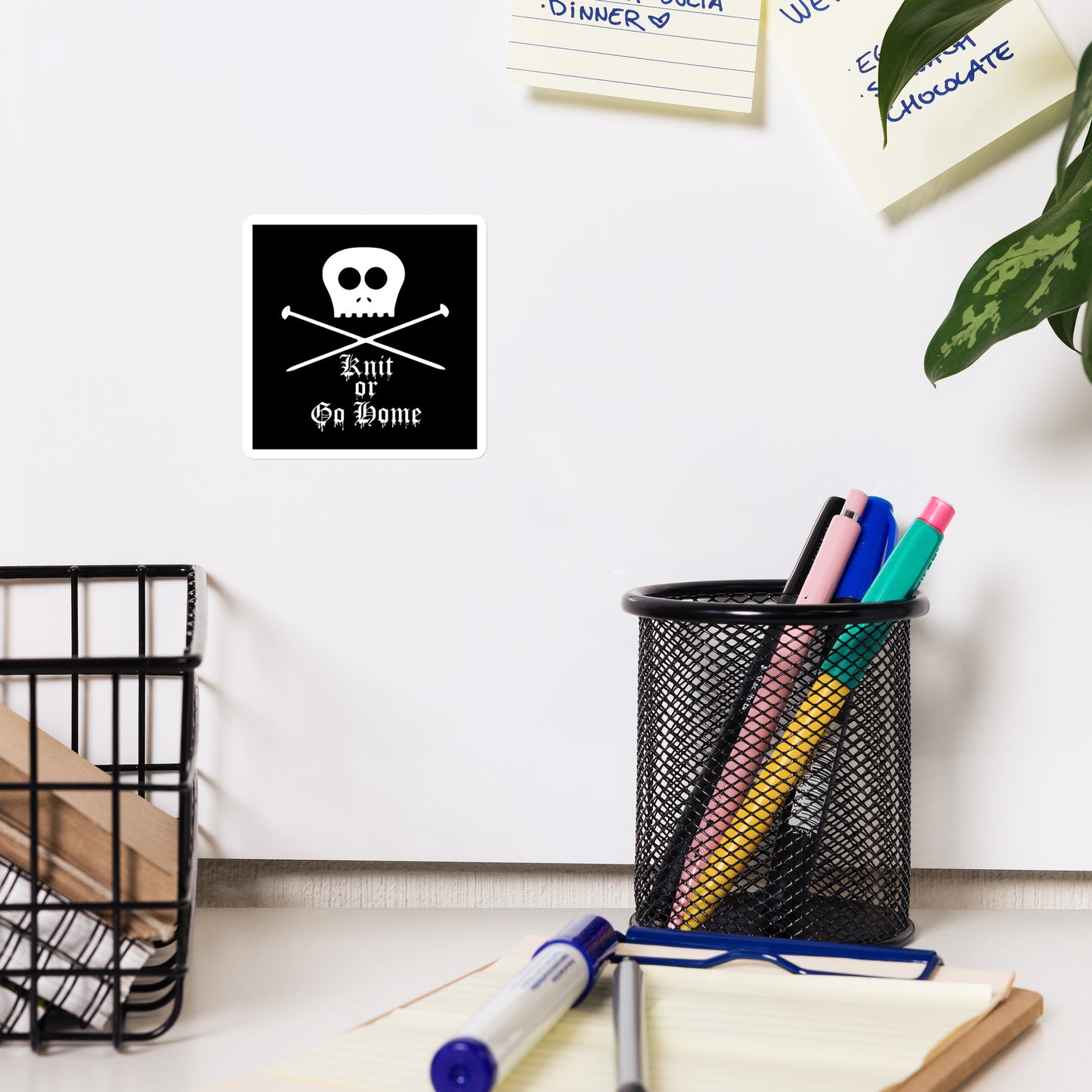 Knit Or Go Home Magnet