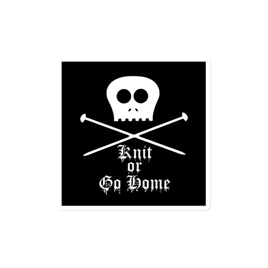 Knit Or Go Home Magnet