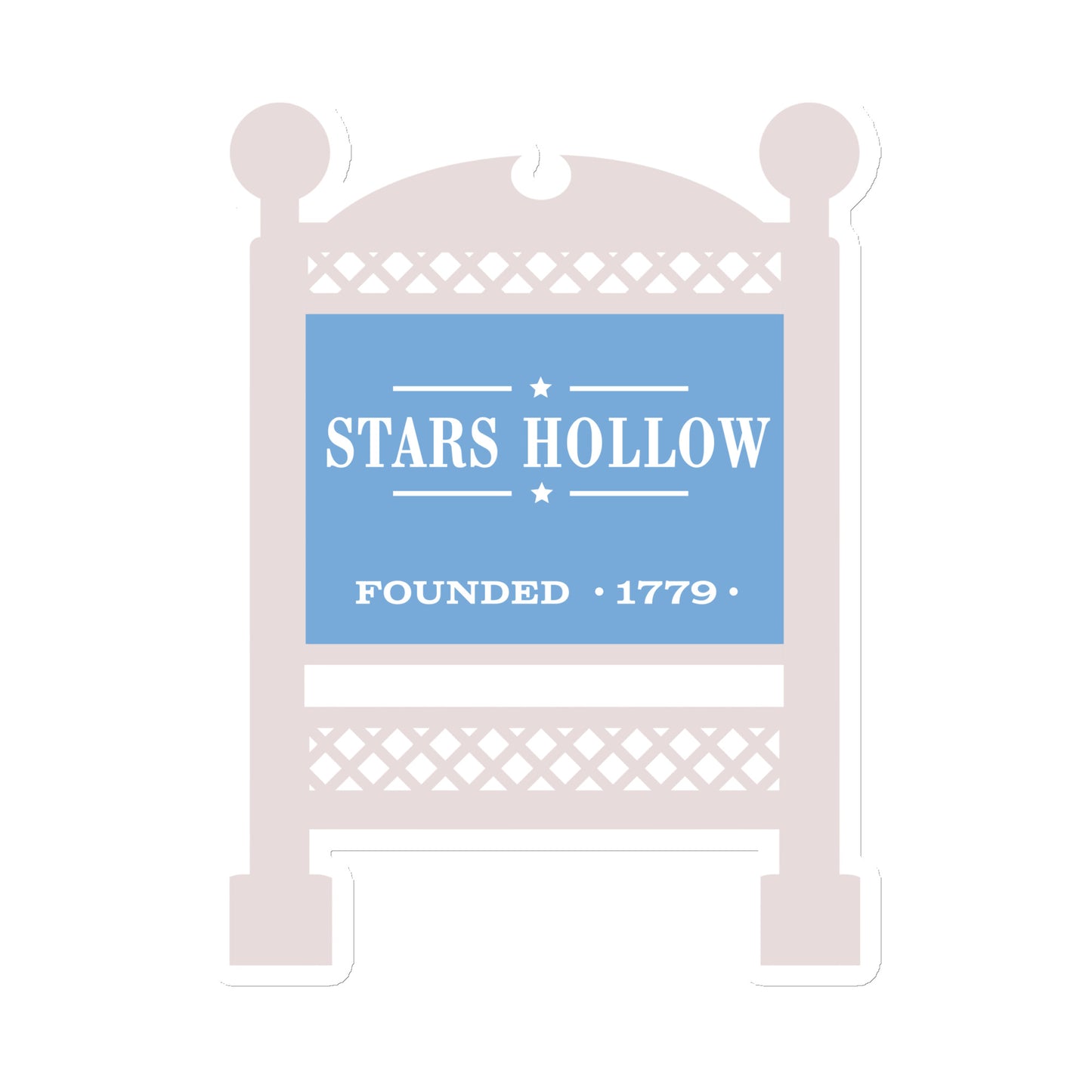 Stars Hollow Sign Magnet