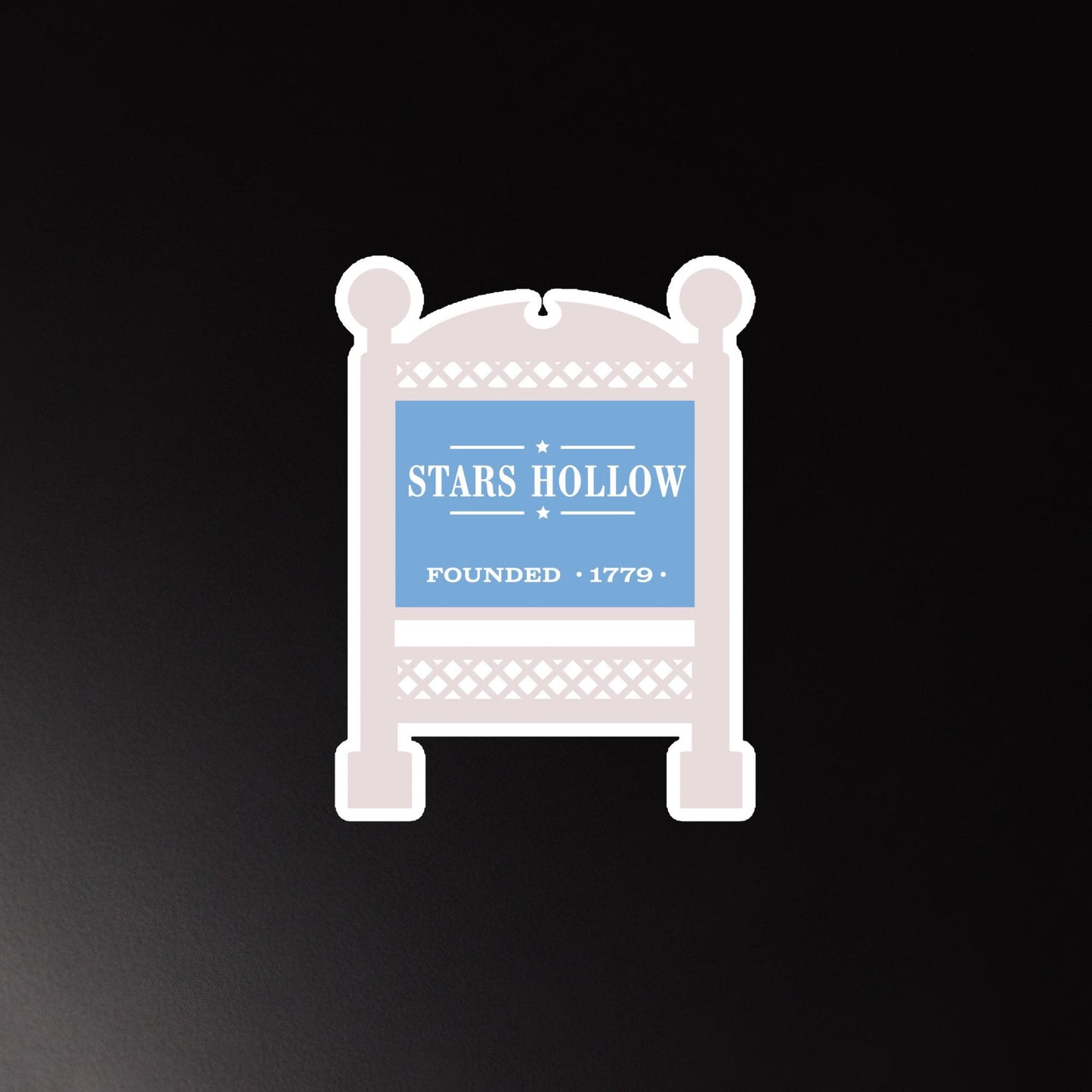 Stars Hollow Sign Magnet