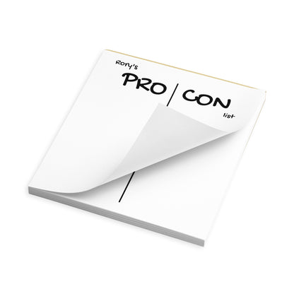 Pro/Con List Notepad