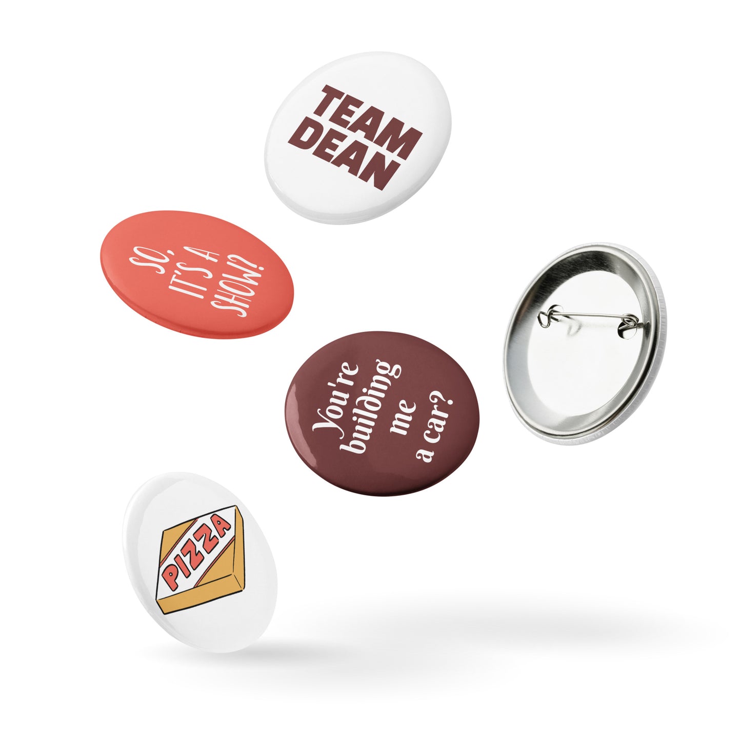 Team Dean Pin Button Set