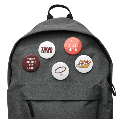 Team Dean Pin Button Set
