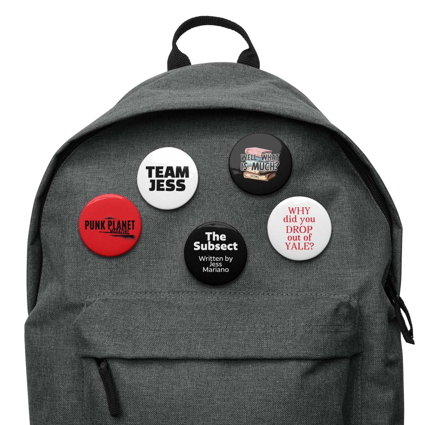 Team Jess Pin Button Set