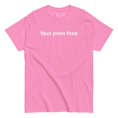 faux poes foes T-shirt